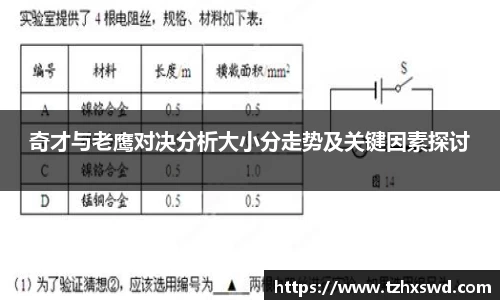 奇才与老鹰对决分析大小分走势及关键因素探讨
